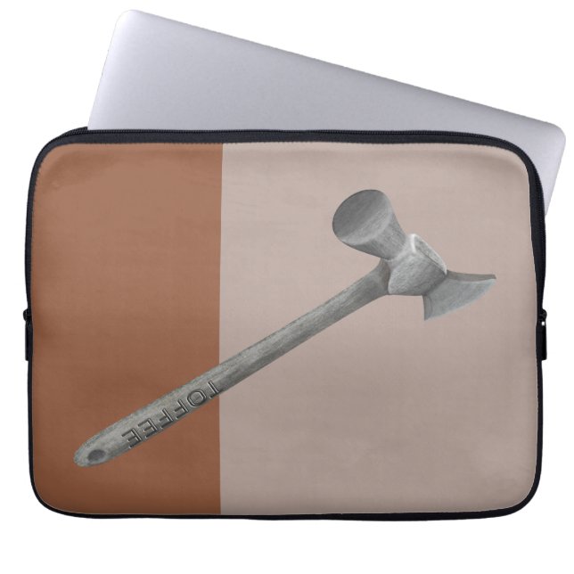 Capa Para Notebook Ilustração do martelo do café (Frente)