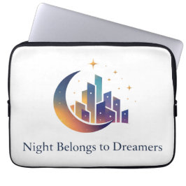 Capa Para Notebook Ilustração do Sonho da Cidade Lunar