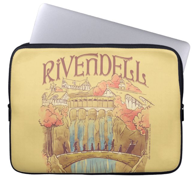 Capa Para Notebook Ilustração em Aquarela da Sociedade de RIVENDELL™ (Frente)