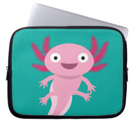 Capa Para Notebook Ilustração Engraçada Axolotl