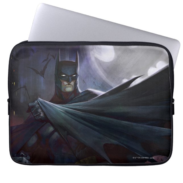 Capa Para Notebook Ilustração Infinita de Batman de Crise (Frente)