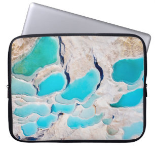 Capa Para Notebook Imagem aérea surpreendente de Pamukkale traverten 