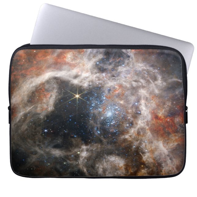 Capa Para Notebook Imagem da Nebula Tarantula do JWST (Frente)
