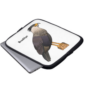Capa Para Notebook Imagem de desenho animado de aves de caracara enca