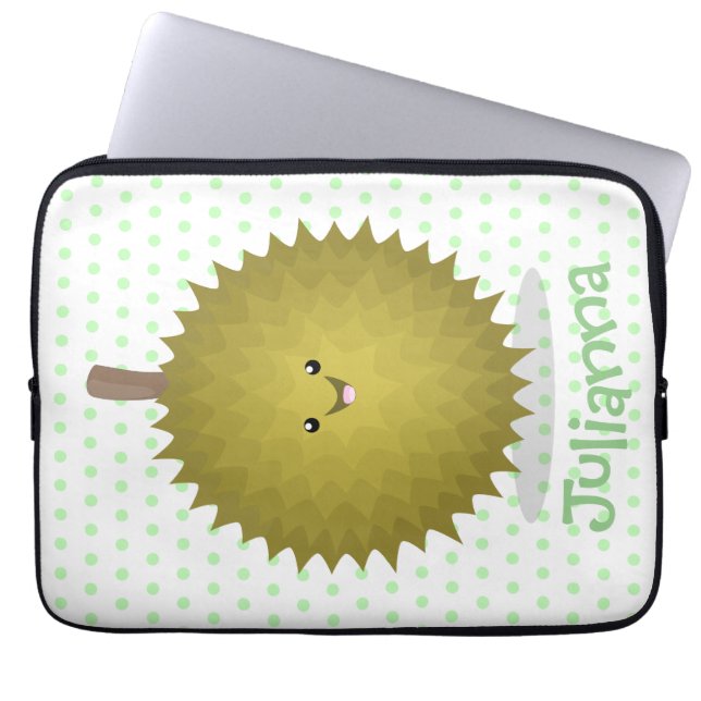 Capa Para Notebook Imagem de desenhos animados bonitos e felizes em D (Frente)
