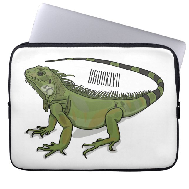 Capa Para Notebook Imagem do desenho de Iguana (Frente)