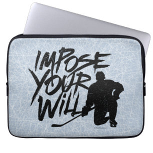 Capa Para Notebook Imponha sua vontade (Hóquei)