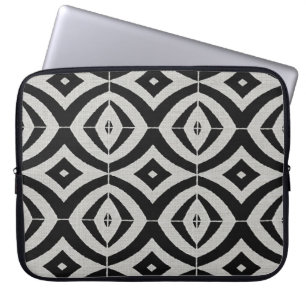 Capa Para Notebook Impressão-africano Black and Cinza Diamantes