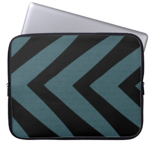 Capa Para Notebook Impressão africano de Cabeças de Seta Negra e Azul