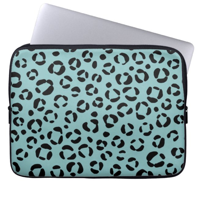 Capa Para Notebook Impressão Animal Turquesa (Frente)