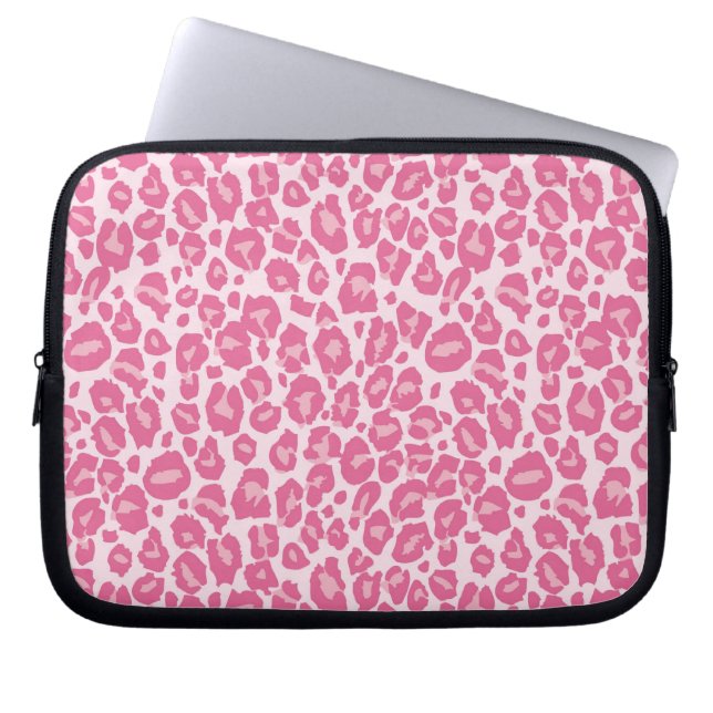 Capa Para Notebook Impressão cor-de-rosa da chita (Frente)