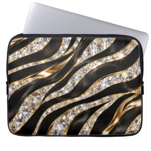 Capa Para Notebook Impressão de Animal Cristal Zebra Luxo