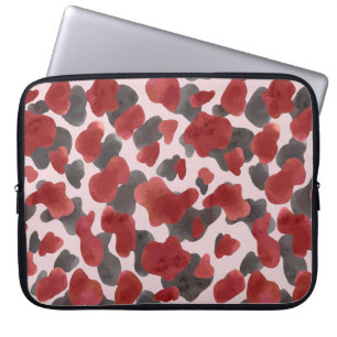 Capa Para Notebook Impressão de Animal de Inverno em Aquarela Rústica