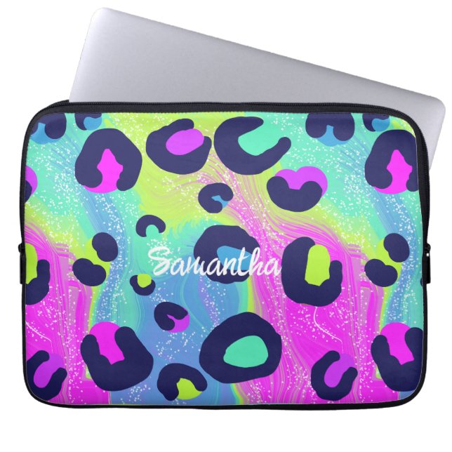 Capa Para Notebook Impressão de arco-íris colorido (Frente)