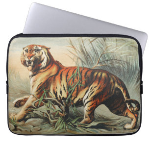 Capa Para Notebook Impressão de Arte Naturalista de Tigre-de-bengala