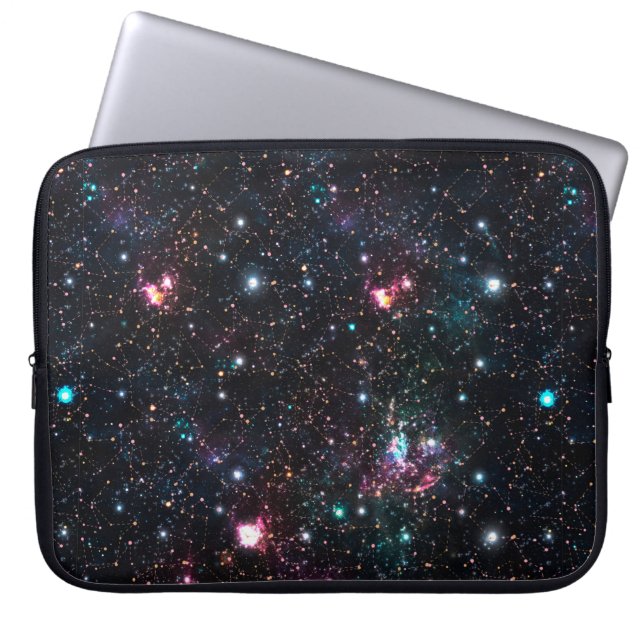 Capa Para Notebook Impressão de Espaço de Galáxia NoturnaPadrão sem P (Frente)