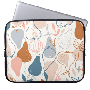 Capa Para Notebook Impressão de pera escandinava: Padrão de Fruta de