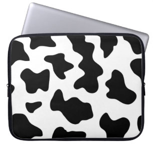 Capa Para Notebook impressão de vaca branca-fazenda-branca-branca-cow