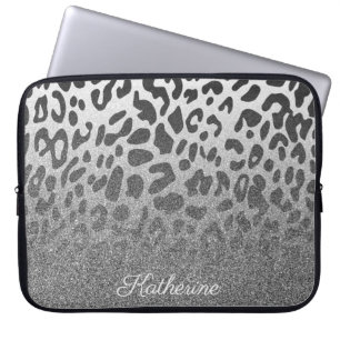 Capa Para Notebook Impressão do leopardo do brilho