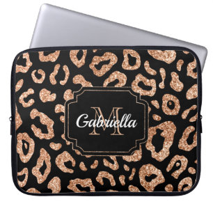 Capa Para Notebook Impressão do leopardo do brilho
