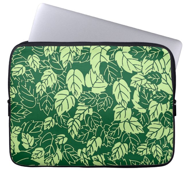 Capa Para Notebook Impressão, Emerald e Verde limão japonês (Frente)