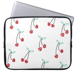 Capa Para Notebook Impressão feminino bonito da cereja