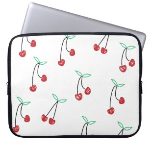 Capa Para Notebook Impressão feminino bonito da cereja