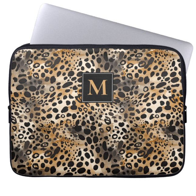 Capa Para Notebook Impressão Leopardo (Frente)