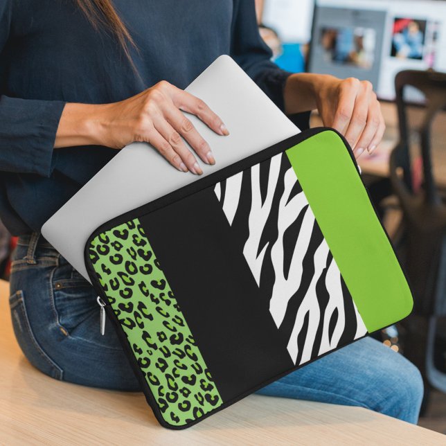 Capa Para Notebook Impressão Leopardo, Impressão Zebra, Impressão Ani (Criador carregado)