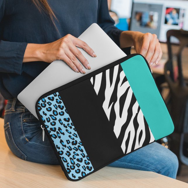 Capa Para Notebook Impressão Leopardo, Impressão Zebra, Impressão Ani (Criador carregado)