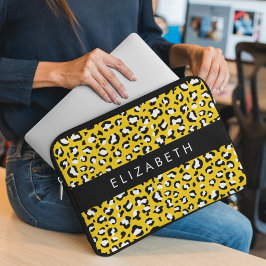 Capa Para Notebook Impressão Leopardo, Manchas, Leopardo Amarelo, Seu