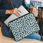 Capa Para Notebook Impressão Leopardo, Manchas Leopardo, Leopardo Azu<br><div class="desc">Padrão elegante,  na moda e sofisticado de leopardo em cor azul. Presente moderno e moderno,  perfeito para o amante da impressão animal em sua vida.</div>