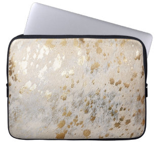 Capa Para Notebook Impressão Metálico Dourado
