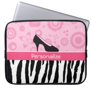 Capa Para Notebook Impressão na moda da zebra dos calçados