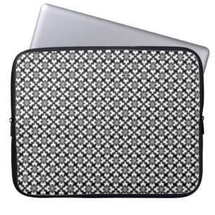 Capa Para Notebook Impressão quimono, preto e branco,
