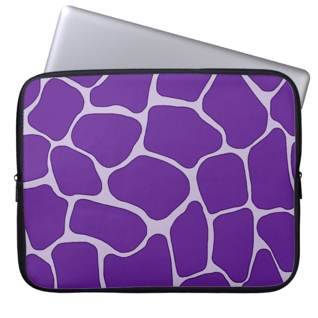 Capa Para Notebook Impressão Roxo Eletrônicos Girafa (Frente)