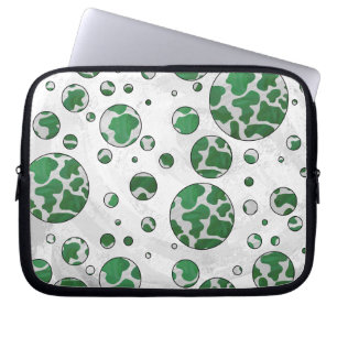 Capa Para Notebook Impressão Verde-Ponto-Polar