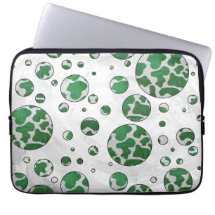 Capa Para Notebook Impressão Verde-Ponto-Polar