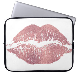 Capa Para Notebook Impressão vítrea rosa, ouro rosa.