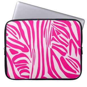 Capa Para Notebook Impressão zebra rosa