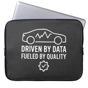 Capa Para Notebook Impulsionado por Dados, Alimentado pela Qualidade