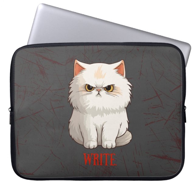 Capa Para Notebook Incentivo a gatos rabugentos (Frente)