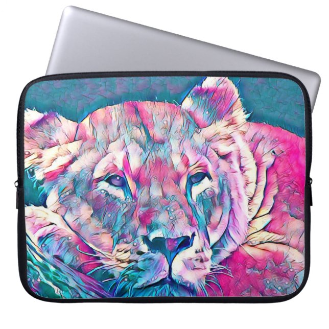 Capa Para Notebook incrível Lioness (Frente)