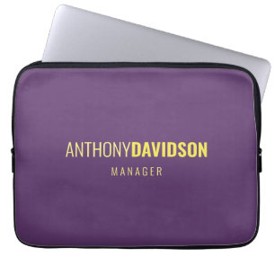 Capa Para Notebook Índio profissional elegante minimalista e amarelo