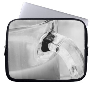 Capa Para Notebook Infravermelho, Preto e Branco, xícara, vidro, café