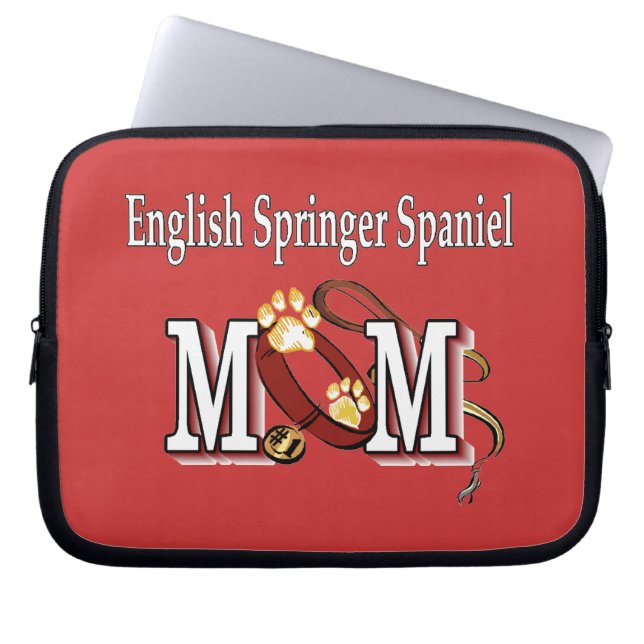 Capa Para Notebook Inglês Springer Spaniel Mamãe Oferta (Frente)