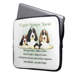 Capa Para Notebook Inglês Springer Spaniel Puppies