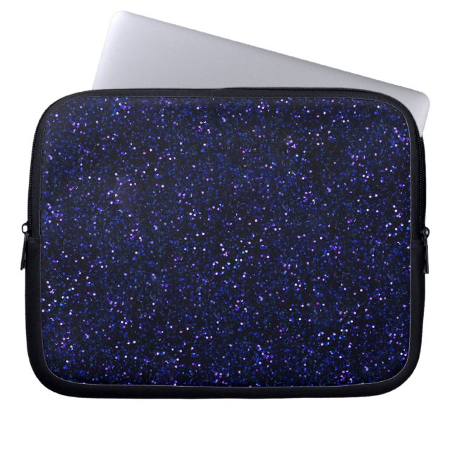 Capa Para Notebook Ingo Azul Starry Midnight Glitter (Frente)