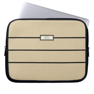 Capa Para Notebook Iniciais Monogramáticas Clássicas Modernas Elegant