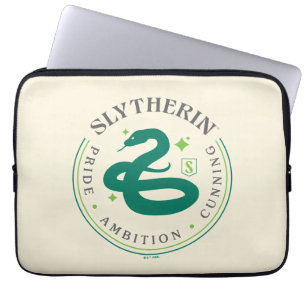 Capa Para Notebook Insígnia de Orgulho da Casa Cobra Verde SLYTHERIN™